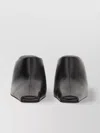 Courrèges Square Toe Block Heel Mules
