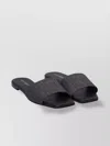 Courrèges Square Toe Flat Sole Open Sandals