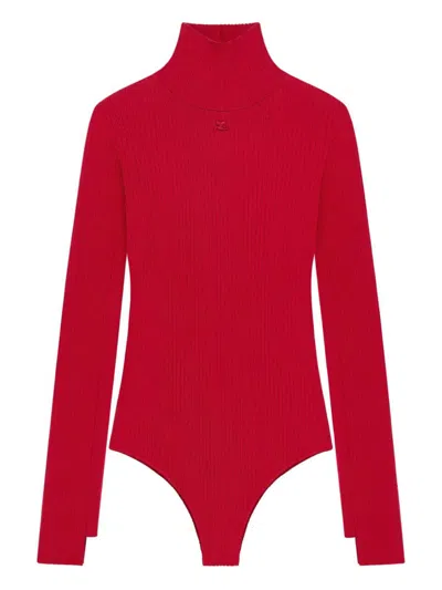 COURRÈGES COURRÈGES STAND-UP COLLAR BODYSUIT