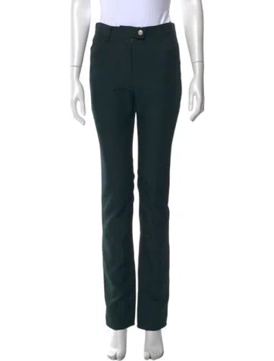 Pre-owned Courrèges Straight Leg Pants W/ Tags In Green