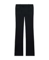 Courrèges Oblique Tailored Wool Blend Pants In Black