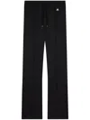 Courrèges Loose Waist Sweatpants In Schwarz