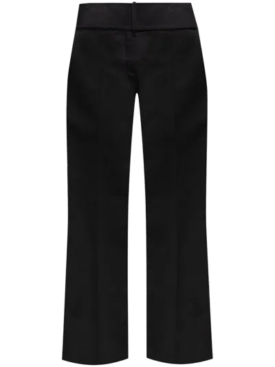 Courrèges Straight-leg Trousers In Black