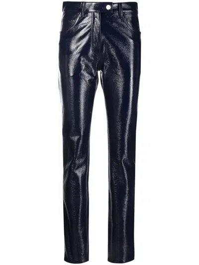 COURRÈGES STRAIGHT-LEG VINYL TROUSERS