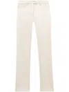 Courrèges 5 Pockets Vinyl Pants In Neutrals