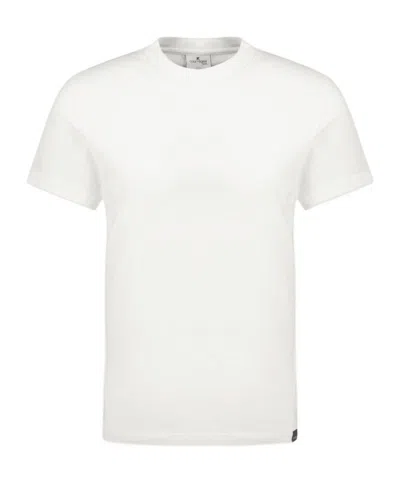 Courrèges Straight T-shirt In White