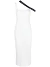 Courrèges Strap-detail Midi Dress In White