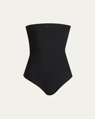 COURRÈGES STRAPLESS BUSTIER BODYSUIT