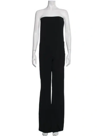 Pre-owned Courrèges Strapless Jumpsuit W/ Tags In Black