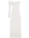 Courrèges Stretch-jersey Crepe Dress In White