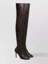 Courrèges Stretch Over-the-knee Stiletto Boots Strap Detailing