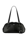 Courrèges Structured Black Handbag In Black