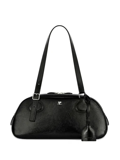 Courrèges Structured Black Handbag