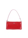 Courrèges Structured Red Bag With Minimalistic Design In Red