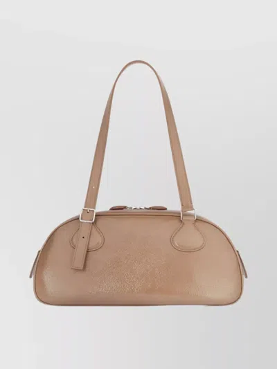 COURRÈGES TRÈS COURRÈGES LEATHER SHOULDER BAG