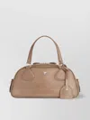 Courrèges Structured Shoulder Bag With Detachable Strap And Top Handles