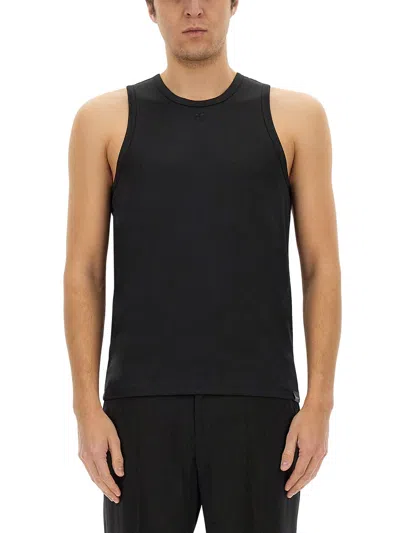 Courrèges Courreges Stylish Men's Tank Top In Black