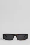Courrèges Eyewear Rectangular Frame Sunglasses In Brown
