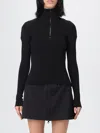 Courrèges Midnight Blue Wool Sweater In Blue