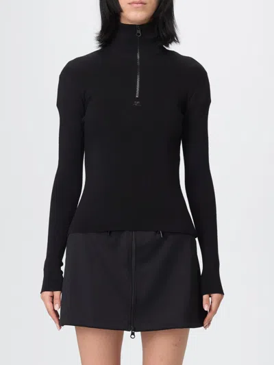 Courrèges Sweater  Woman Color Black In Multi