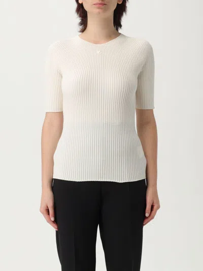 COURRÈGES SWEATER COURRÈGES WOMAN COLOR WHITE,G74584001