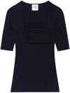 Courrèges Infinity Top In Blue
