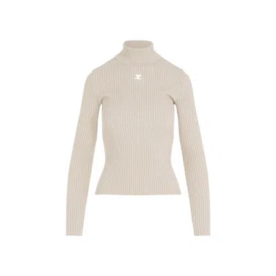 Courrèges Sweater In Nude