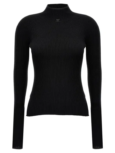 Courrèges Sweaters In Black