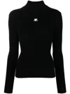 Courrèges Sweaters In Black