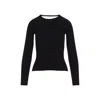 Courrèges Double Pocket Collared Shirt With Cuffed Sleeves In Black