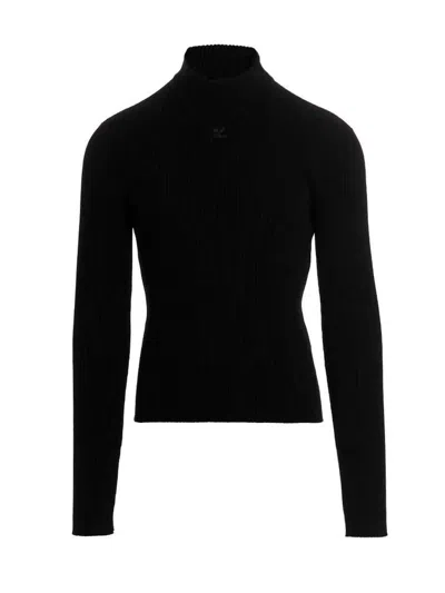 Courrèges Sweaters In Black