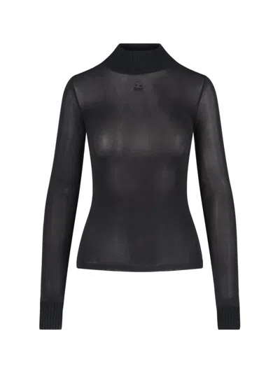 Courrèges Sweaters In Black