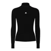 Courrèges Sweaters Blacks And Greys In Black