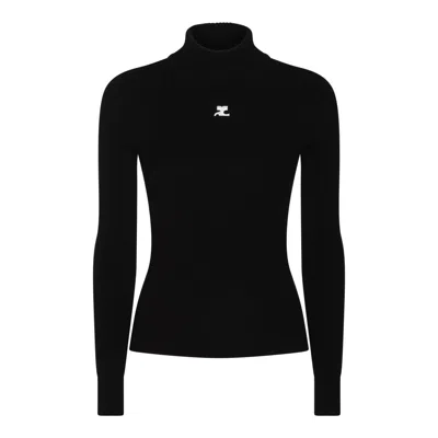 Courrèges Sweaters Blacks And Greys