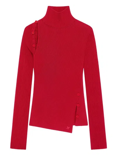 COURRÈGES COURREGES SWEATERS RED