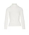 Courrèges Knitwear In White Viscose In White