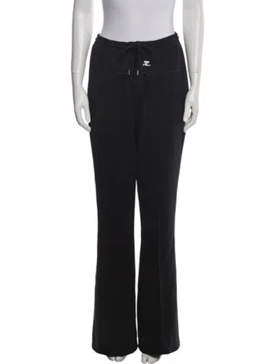 Pre-owned Courrèges Sweatpants In Black