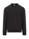 Courrèges Courreges Black Cotton Sweatshirt In Black