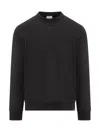 Courrèges Courreges Black Cotton Sweatshirt In Black