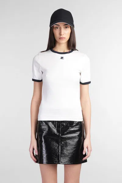 Courrèges T-shirt In White
