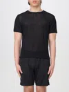 Courrèges Courreges Logo Mesh T-shirt In Black