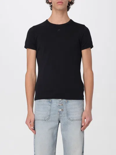 Courrèges T-shirt  Men Color Black