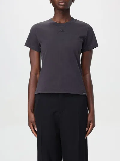 Courrèges T-shirt  Woman Color Grey
