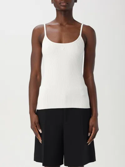 COURRÈGES T-SHIRT COURRÈGES WOMAN COLOR WHITE,G44696001