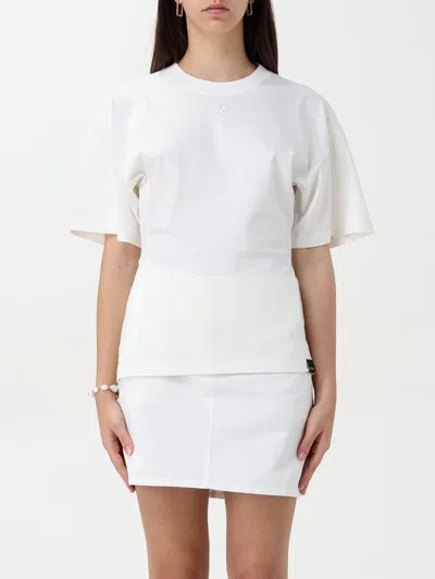 Courrèges T-shirt  Woman Color White