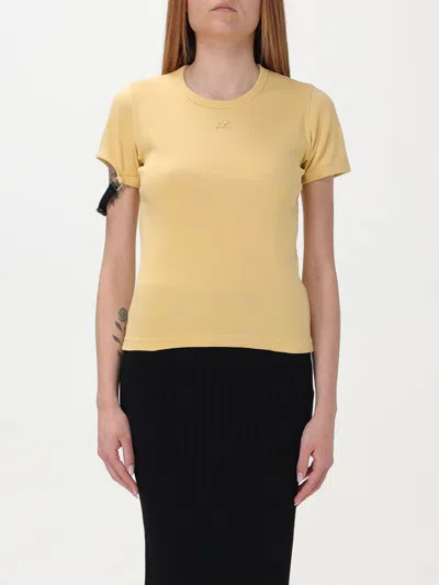 Courrèges T-shirt  Woman Colour Yellow