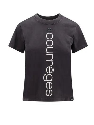 Courrèges T-shirt In Grey