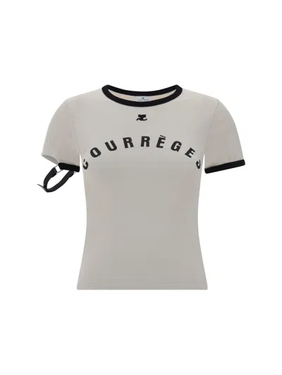 Courrèges T-shirt In Green