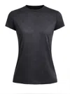 Courrèges Black Solarized Oversized T-shirt In Black