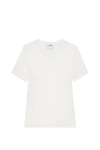 Courrèges T-shirt In White